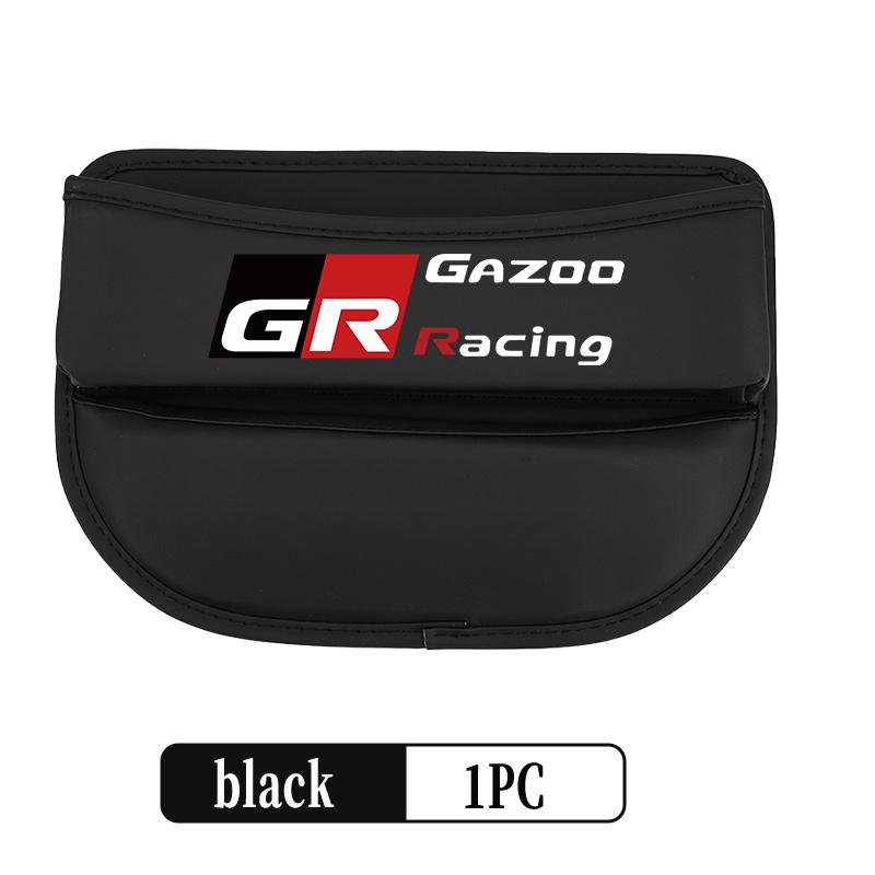 For Toyota Car Seat Organizer Leather Crevice Storage Box Auto Accessories GR MN Corolla Yaris Aygo Prius RAV4 Crown CHR Camry