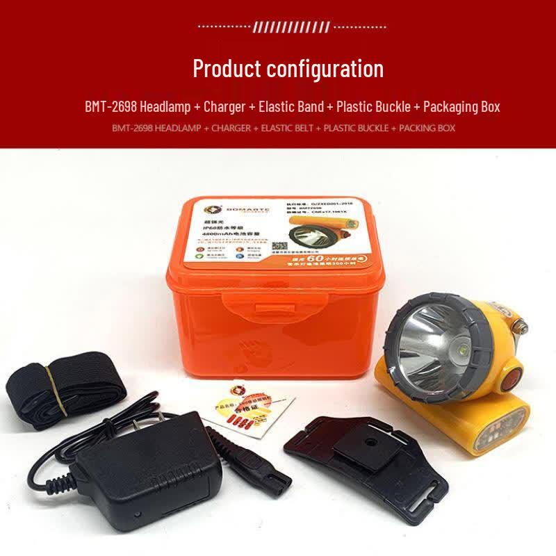 

Rechargeable LED Mining Safety Headlamp