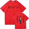 Heißer Verkauf Damiano David Lustige Kleine Ängste Welttournee Poster Grafikdruck T-Shirt Herren Damen Streetwear Harajuku Hip Hop Locker Lässig Übergroßes Oberteil