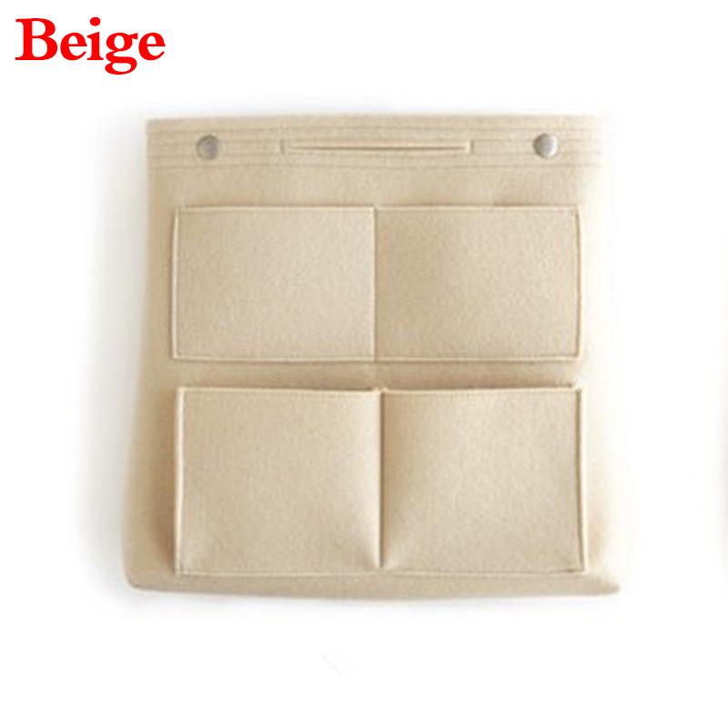 

Женская косметичка, многофункциональный органайзер, кошелек, сумка-тоут, сумка-чехол, сумка в сумке, фетровый мешочек с несколькими карманами, мода бежевый