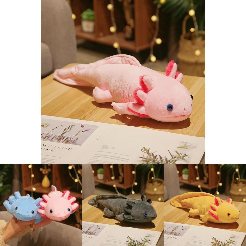 Hexagonal Dinosaur Plush Adorable Axolotl Stuffed Animal