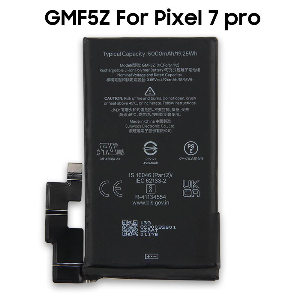 

Сменный аккумулятор для телефона GMF5Z для Google Pixel 7 Pro GZE8U для Google Pixel 7 GP5JE для Google Pixel 7A GMF5Z For Pixel 7 Pro