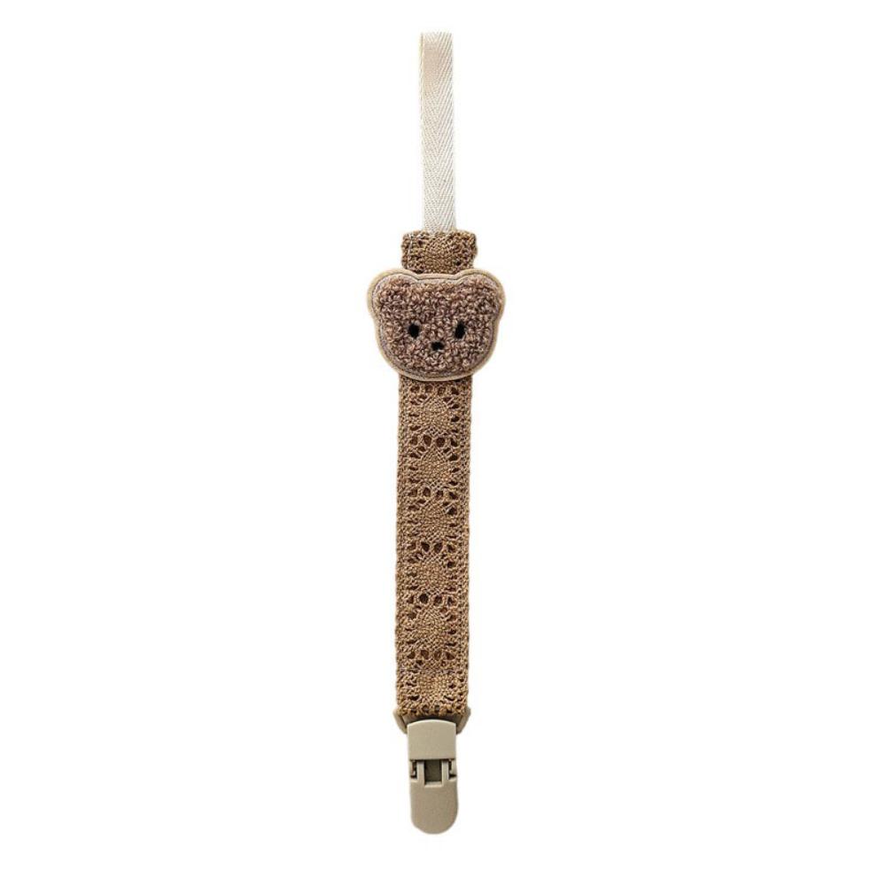 Catena Porta-ciuccio Orsetto Carino Cartone Animato Portatile Anti-caduta Porta-ciuccio Bambino