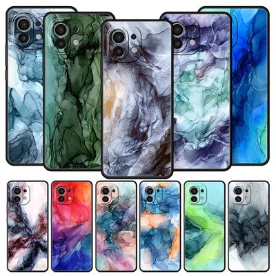 Malowanie pędzlem tuszowym Marmurowe etui na telefon do Xiaomi 14 13T 12T Pro 12 13 11 Ultra Mi Note 10 Lite 10T 5G 11X Pro 11T 11i 9T
