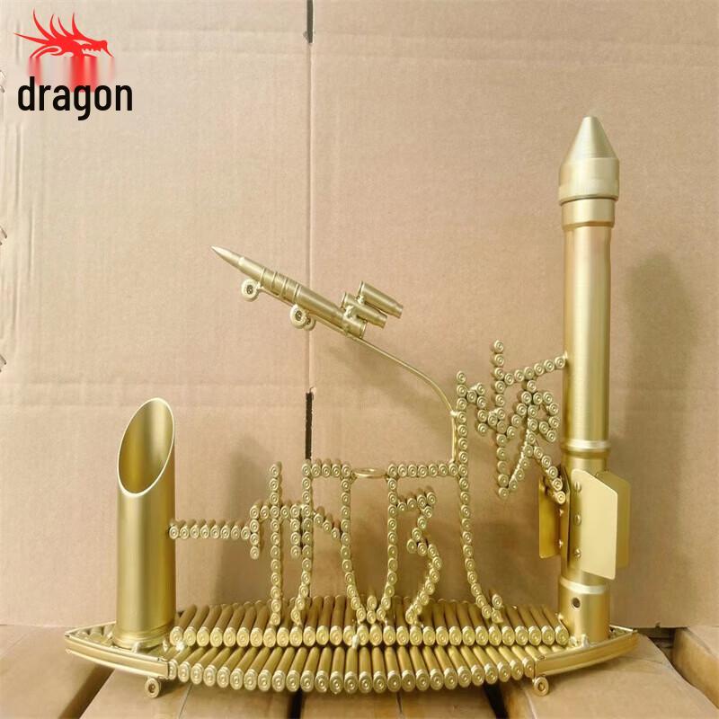 Bullet Casing Aircraft & Tank Model Pen Holder