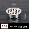 304 Stainless Steel Anti-Clogging Mesh Drain Cover for 75mm Balcony Rooftop Pipes