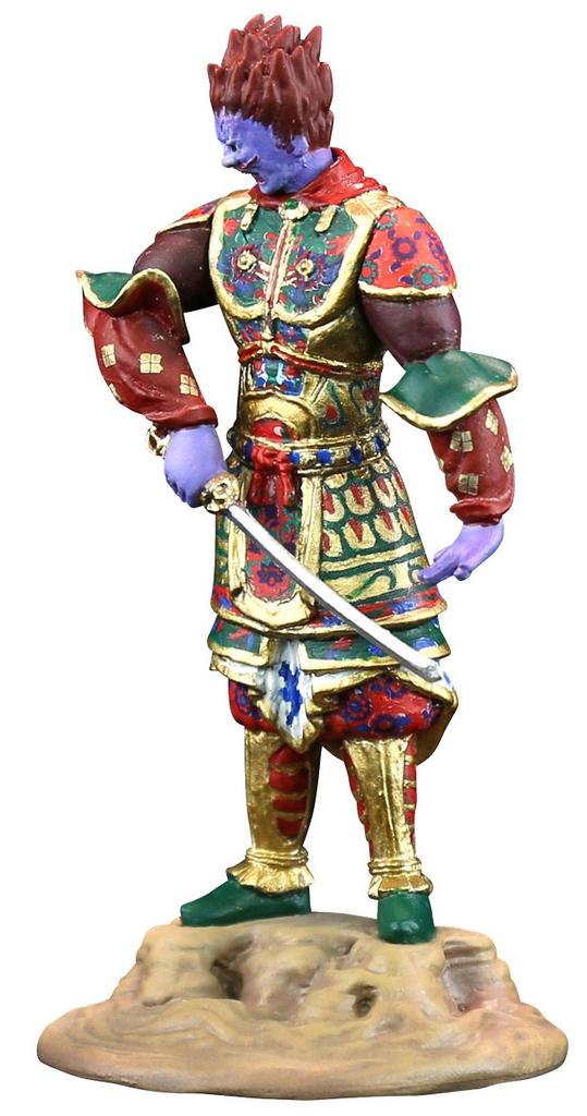 MiniQ Miniatyrkub 006 Generell Shogun PVC Målad Komplett Figur