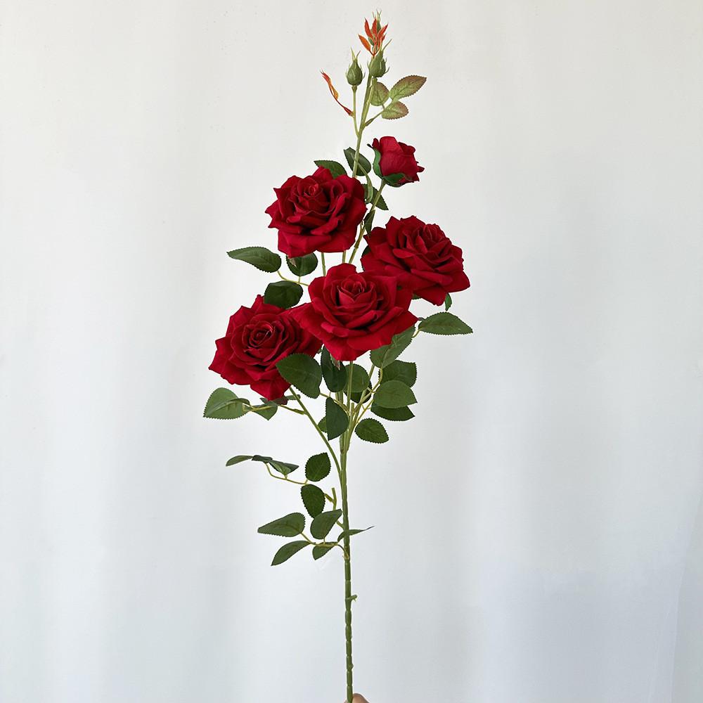 Silk Flower Welcome Rose Hotel Restaurant Decor For Photography And Event Display