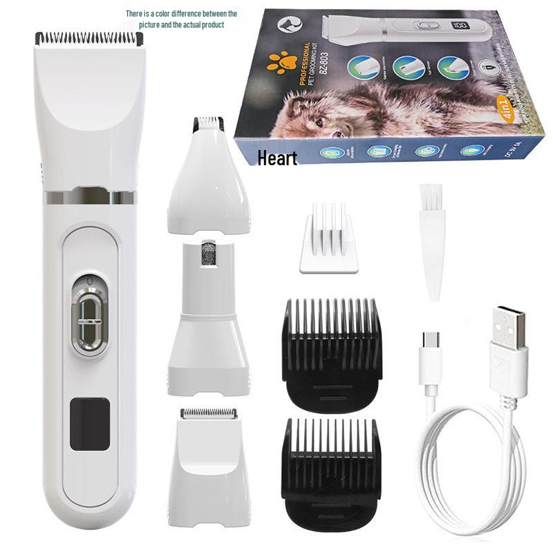 

2023 Pet Grooming Set: Dog Clippers & Cat Nail Grinder белый