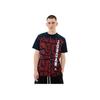 Burst Pattern Knit Short Sleeve T-Shirt Men Tops Black 719712-010