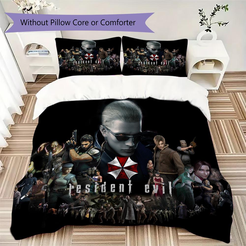 The sci-fi game Resident Evil Umbrella Corporation offers soft and comfortable bedding covers and pillowcases for home use (without core) K6