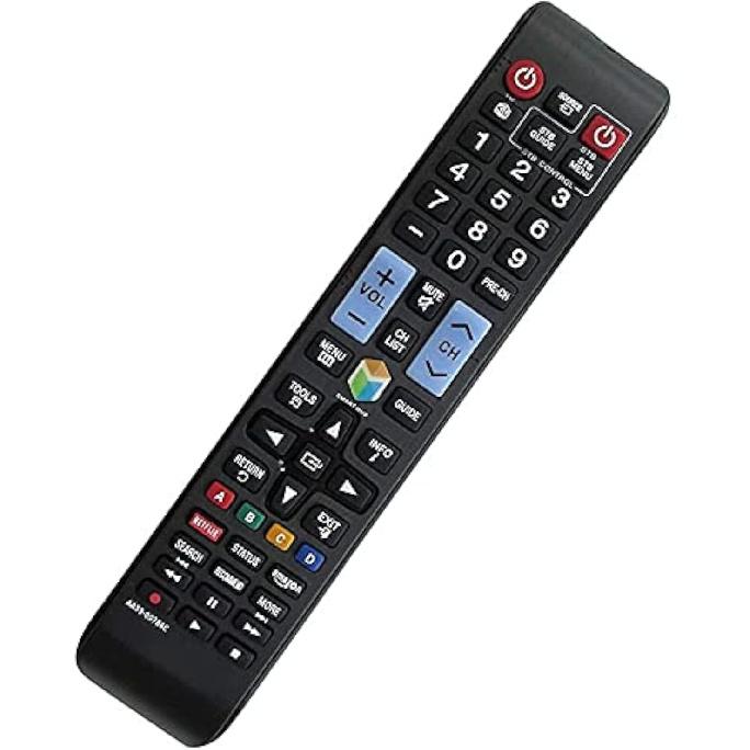 General Replacement Remote Control Fit for UN46F6400AFXZA UN46F6400 UN46F6400AF UN65KS8000F UN55HU8500F UN55HU8500FXZA UN85S9AFXZA UN40F6400 for