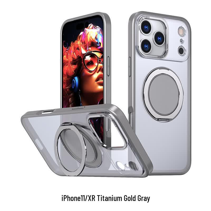 CAXITON Magnetic Rotating Kickstand Phone Case for iPhone