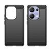 For Xiaomi Redmi Note 13 Pro 4G Case Cover Redmi Note 13 Pro 4G Capas Bumper Carbon Fiber Soft TPU Fundas Redmi Note 13 Pro Plus