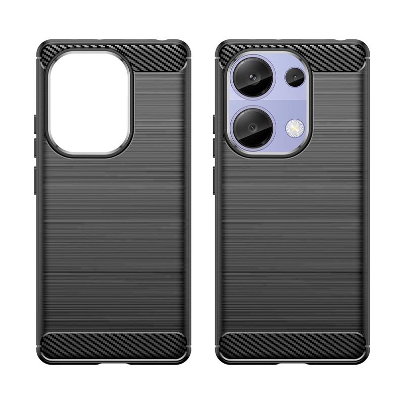 For Xiaomi Redmi Note 13 Pro 4G Case Cover Redmi Note 13 Pro 4G Capas Bumper Carbon Fiber Soft TPU Fundas Redmi Note 13 Pro Plus