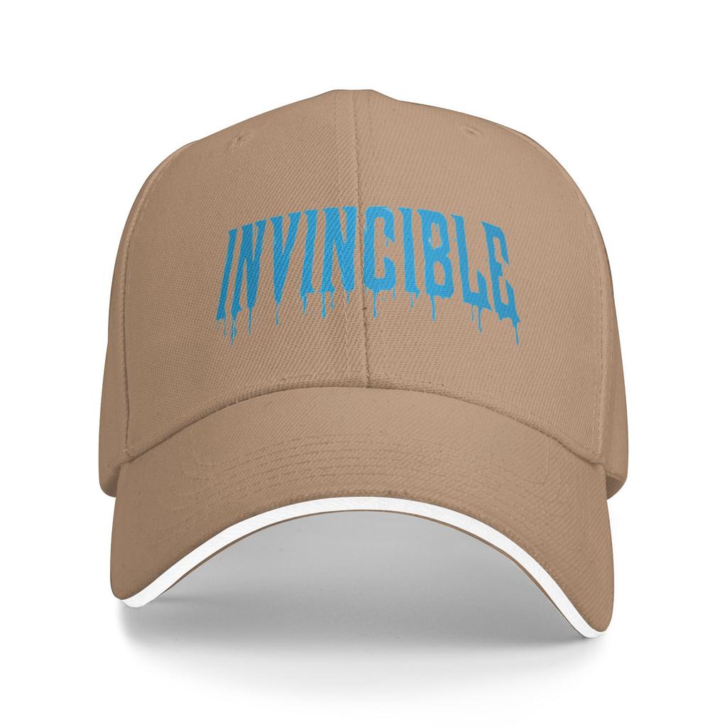 Invincible Paint Drip Logo Casual Baseball Cap Hunting Camping Hats Summer High Quality Unisex-Teens Fitted Retro Baseball Caps