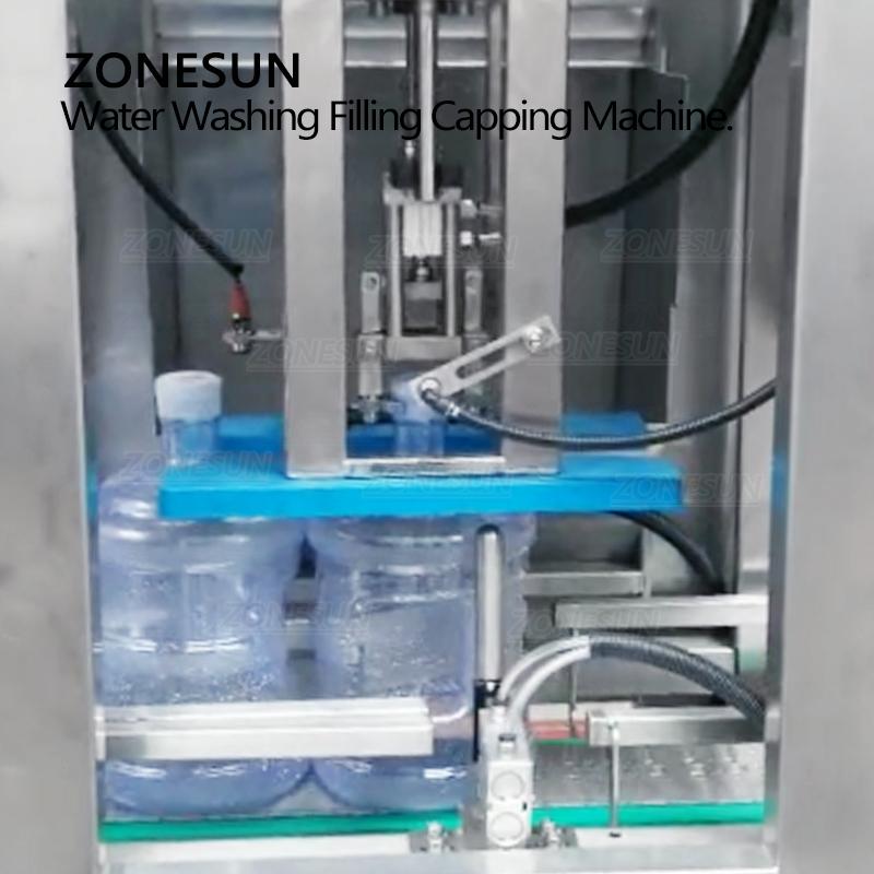 ZONESUN ZS-AFMW 900 BPH 5 Gallons PET Bottled Water Filling Machine Sealing Packaging Line Mass Production Manufacture
