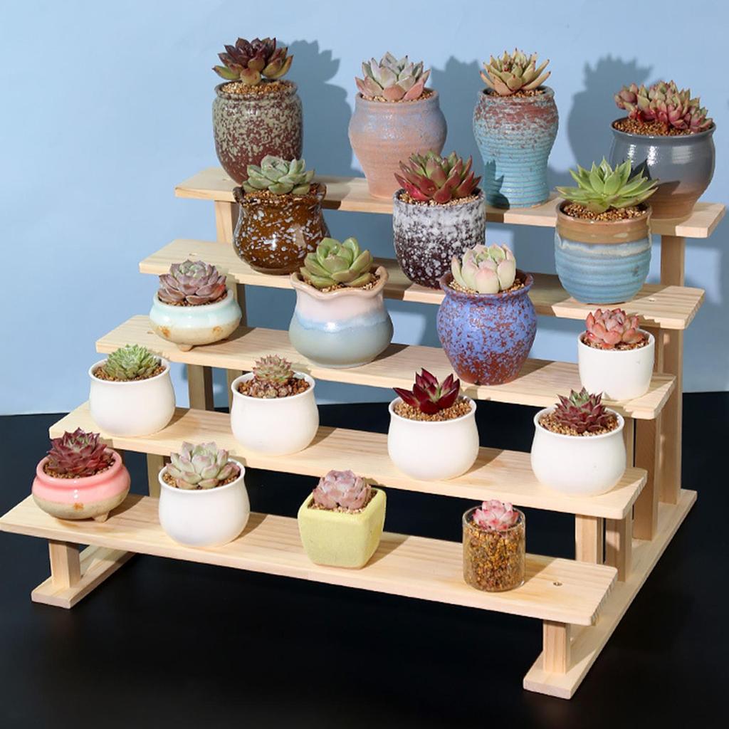 Wood Display Riser Cupcake Stand Decorative Figure Display Stand Perfume Organizer for Figures Jewelry Desserts Show Vendor