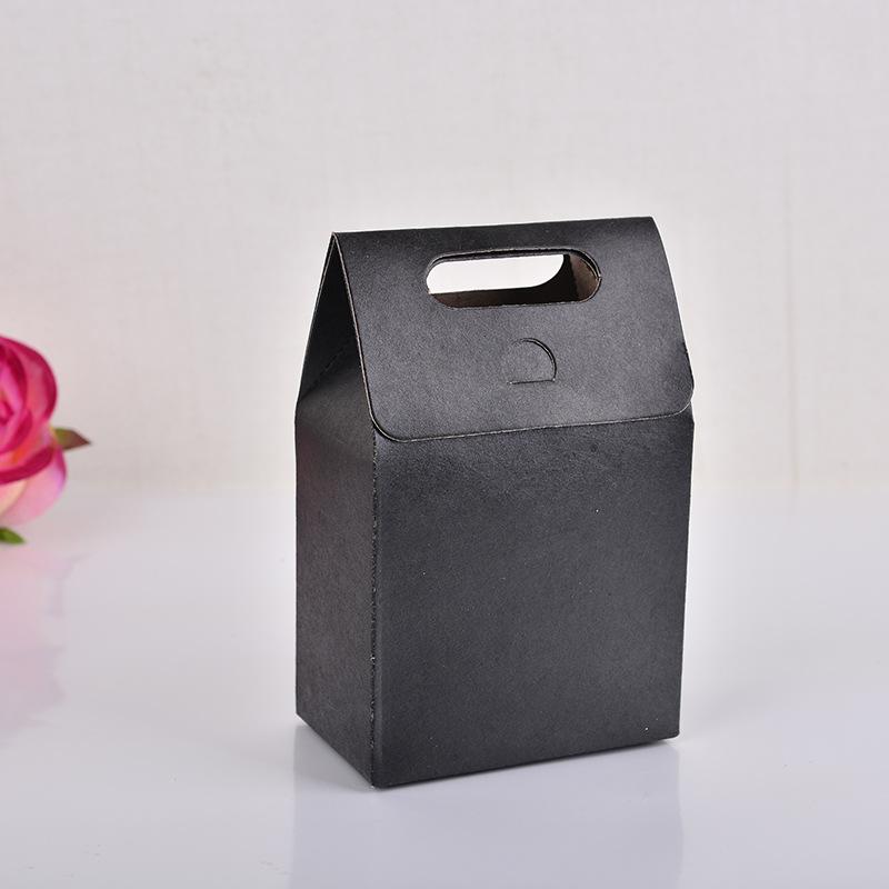 

5 шт. Красный Синий Большой Открытый Окно Воловья Кожа Картонный Пакет Крафт Ручка Клапан Герметичный Подарочная Коробка Портативный Пищевой Подарочный Маленький Цветной Упаковочная Коробка 15x10x6cm чёрный