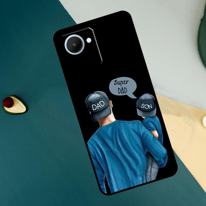 

Super Dad Mom Baby Girl Twin For Realme GT7 Pro GT6 C67 C65 C63 C61 C55 C53 C51 C35 C71 C75 11 12 13 14 15 Pro Plus Case Realme C25 C25s