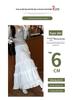 Gonna Lunga A-Line da Ballo a Vita Alta Bianco Torta per Donna - Elegante Gonna Lunga Voluminosa per Primavera, Estate e Autunno 2025