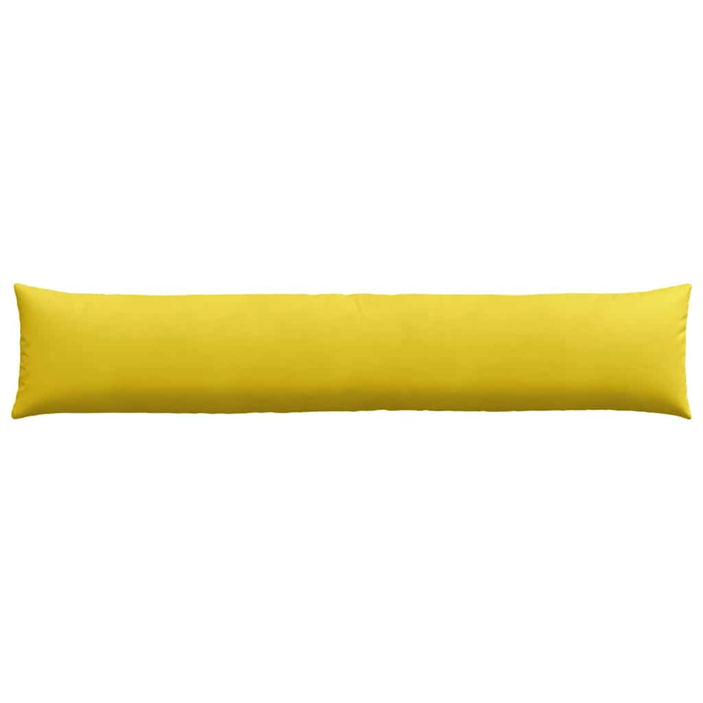 Sofa Cushions 2 Pcs Yellow 200 X 40 Cm Cord Fabric