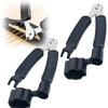 Mirhua String Winder Black String Changing Kit Tool Multifunctional Tool for Electric Bass Guitar Guitar String Tuning Peg Bridge Pin Wire Cutters of