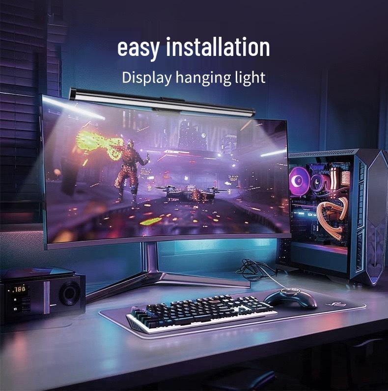 RGB Gaming Monitor Screen Light: Eye Protection & Desktop Ambiance