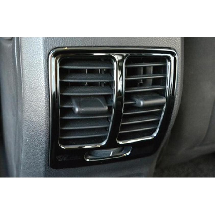Black Steel Cover Trim 1PCS Rear Air Outlet Vent For Ford Escape Kuga 13-2019