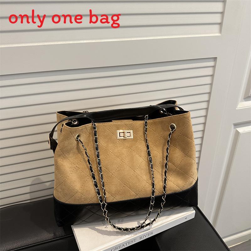 Borsa a spalla da donna oversize con finiture in pelle e tasca interna per telefono per il pendolarismo
