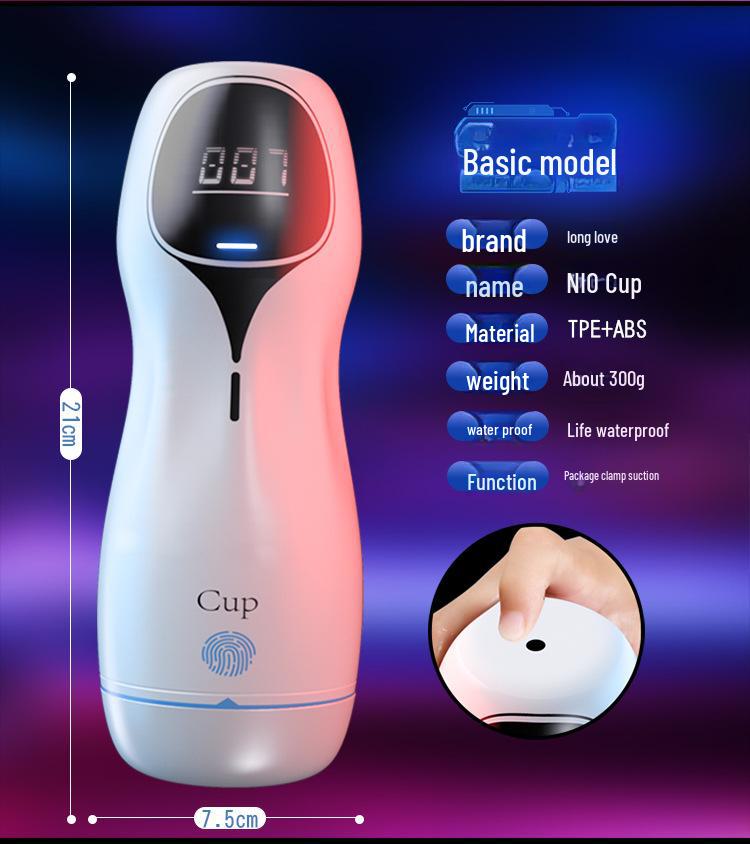 Jiuai Men's Manual Masturbator Cup - Adult Sex Toy
