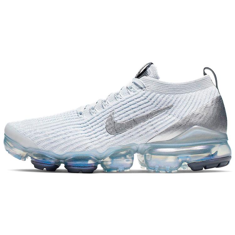 New Nike Air VaporMax Flyknit 3 White Reflect Silver Women's AJ6910-101