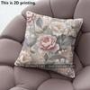Vintage Floral Pillow Covers Pattern Cushion Cover Suitable for Sofa Bedroom Car Pillow Cover