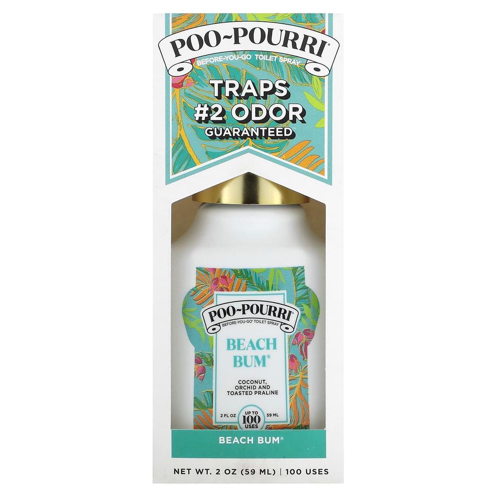 POO-POURRI Before-You-Toe Toil Spray, Beach Bum, 59Ml(2Fl Oz)
