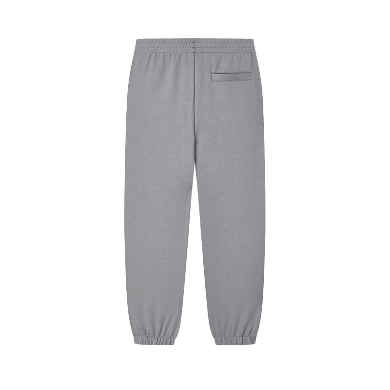 New FILA Knitted Sweatpants Men's Cloudy Dora Gray F11M439605FDY