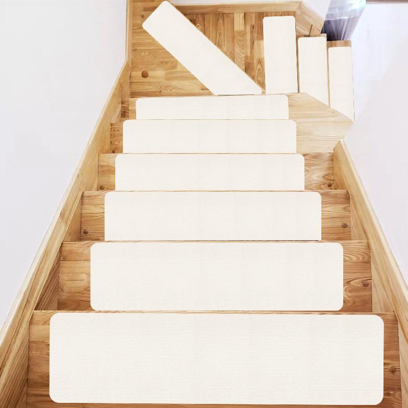 1 Piece 55x20cm Self-adhesive Step Staircase Area Rugs Non-Slip Wear-resistant Stair Tread Mat Floor Protector Carpets Door Mat
