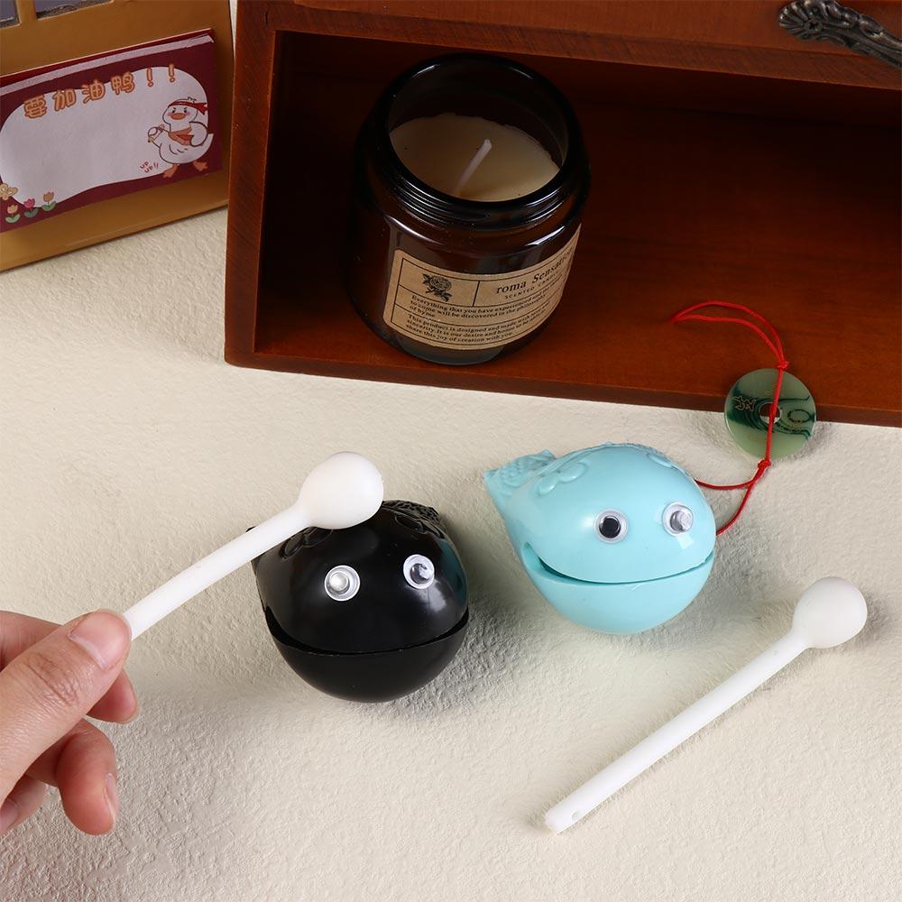 Animal Shape Small Wooden Fish Percussion Percussion Instrument Wooden Carving Ornaments Preschool