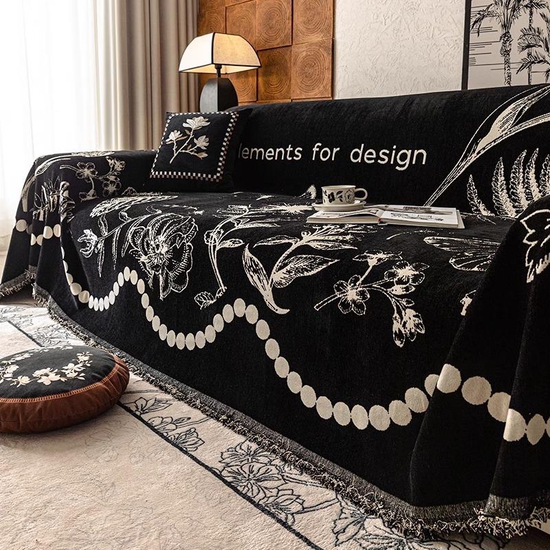 Sofa cover cloth is universal in all seasons, light luxury, high-end dust-proof sofa blanket, a whole cover 2025 new sofa towel
