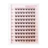 Korean Style Beginner-Friendly Individual Cluster False Eyelashes - Realistic, Glue-Free, Natural Look, Small Thin Segments.