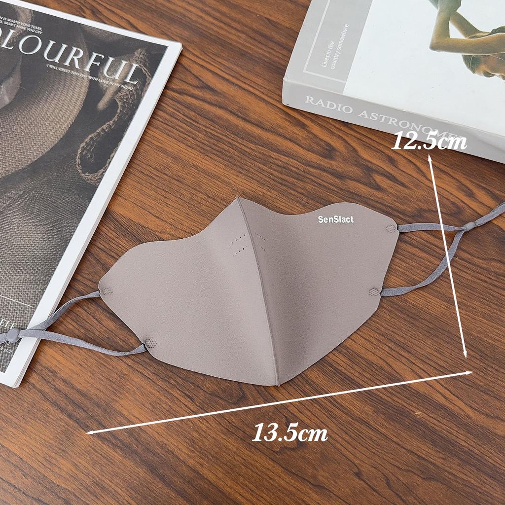 Winter Windproof Cold-proof 3D Thin Fleece Mask Warm Comfort Breathable Solid Color Outdoors Face Masks for Men 2025