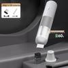 High-Power Portable Mini Cordless Handheld Vacuum Cleaner for Car and Home