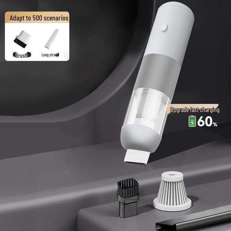 High-Power Portable Mini Cordless Handheld Vacuum Cleaner for Car and Home
