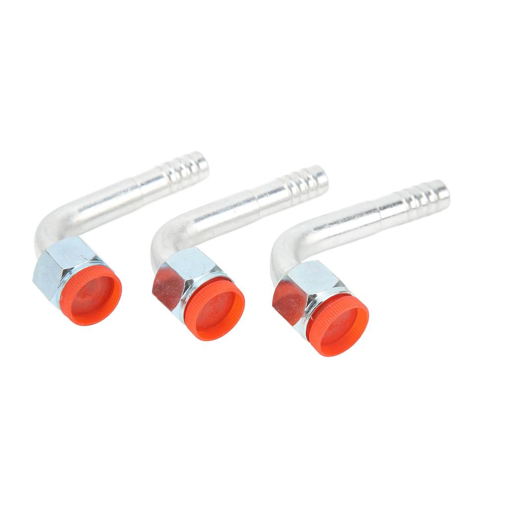 20 Pcs Barb Fitting Elbow Nut 90 Degree O Ring Female Air Conditioner Pipe Connector Adapter Joint