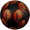 Pallone da Calcio AC Milan Taglia 5, Cucito a Macchina in PVC, Resistente e ad Alto Rimbalzo, Adatto a Tutte le Età, Merchandising per tifosi, Partite e Uso all'Aperto.