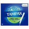 Tampax Hygienic Tampons With Plastic-Free Applicator, Super 18 Pcs