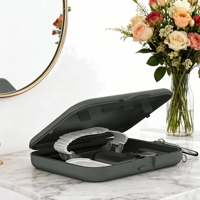 Shockproof Travel Case Smooth Surfaces Silicone Pouch Lightweight Carrying Case Easy To Carry Bag for Device NotePin/S