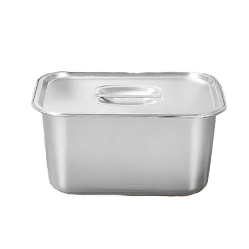 Liduo Stainless Steel Deep Rectangular Food Prep & Storage Basin
