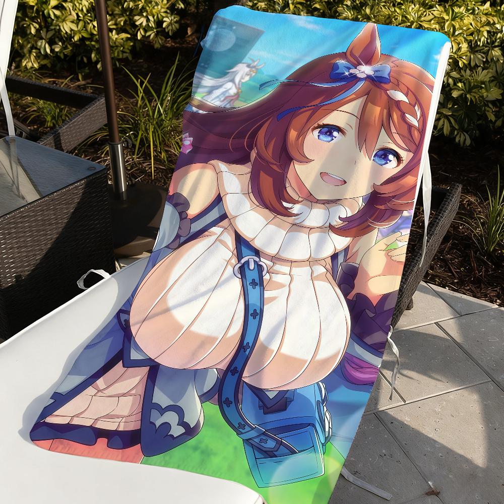 Anime Umamusume Pretty Derby Super Creek Schnelltrocknende Strandtücher Sind Geeignet Für Schwimmbäder Camping Yoga Und Das Fitnessstudio