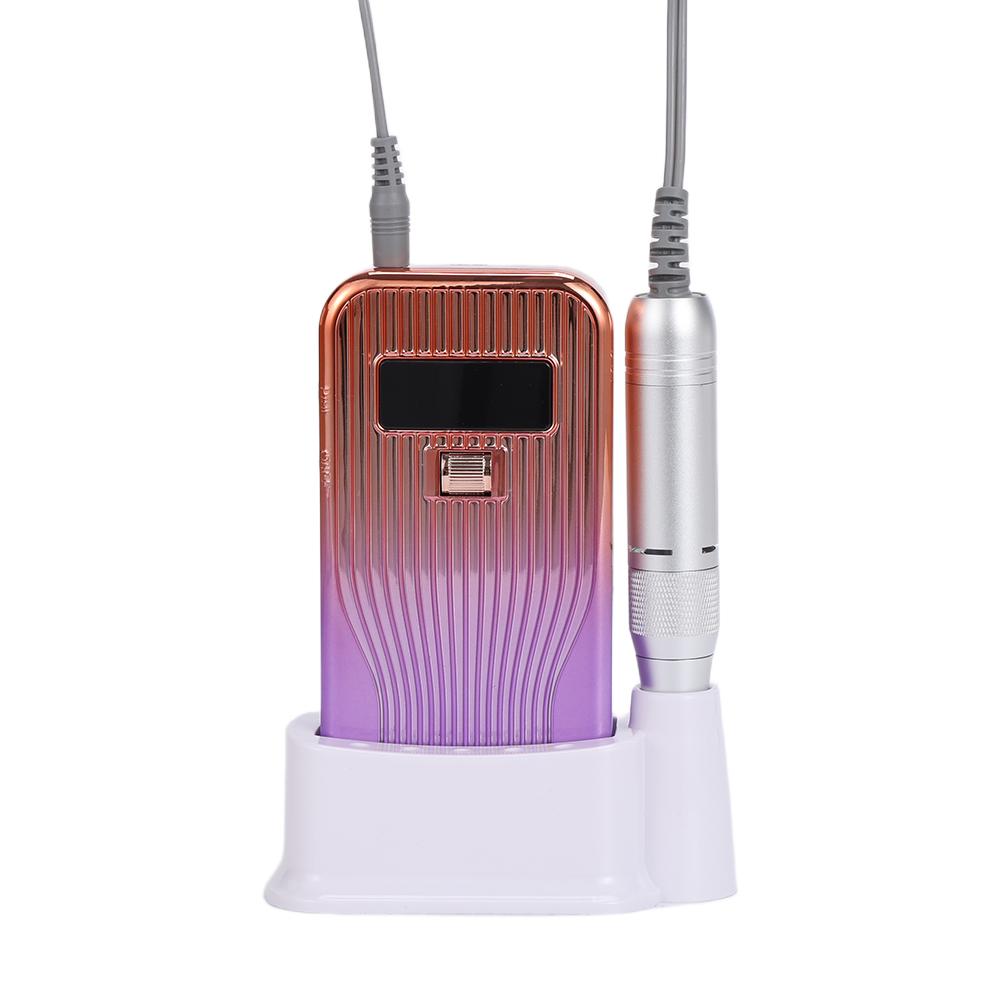 Portable Nail Drill Machine Electric Nail Sander File Wireless Manicure Grinder Nail Polisher Cutter Kit for Manicure Pedicure