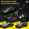 Simulation Alloy Dodge Challenger Srt Hellcat Sports Car Assembled Model Toy For Kids Collectors
